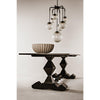 Madeira Dining Table, Hand Rubbed Black-Noir Furniture-Blue Hand Home