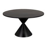 Hourglass Dining Table, Black Steel-Noir Furniture-Blue Hand Home