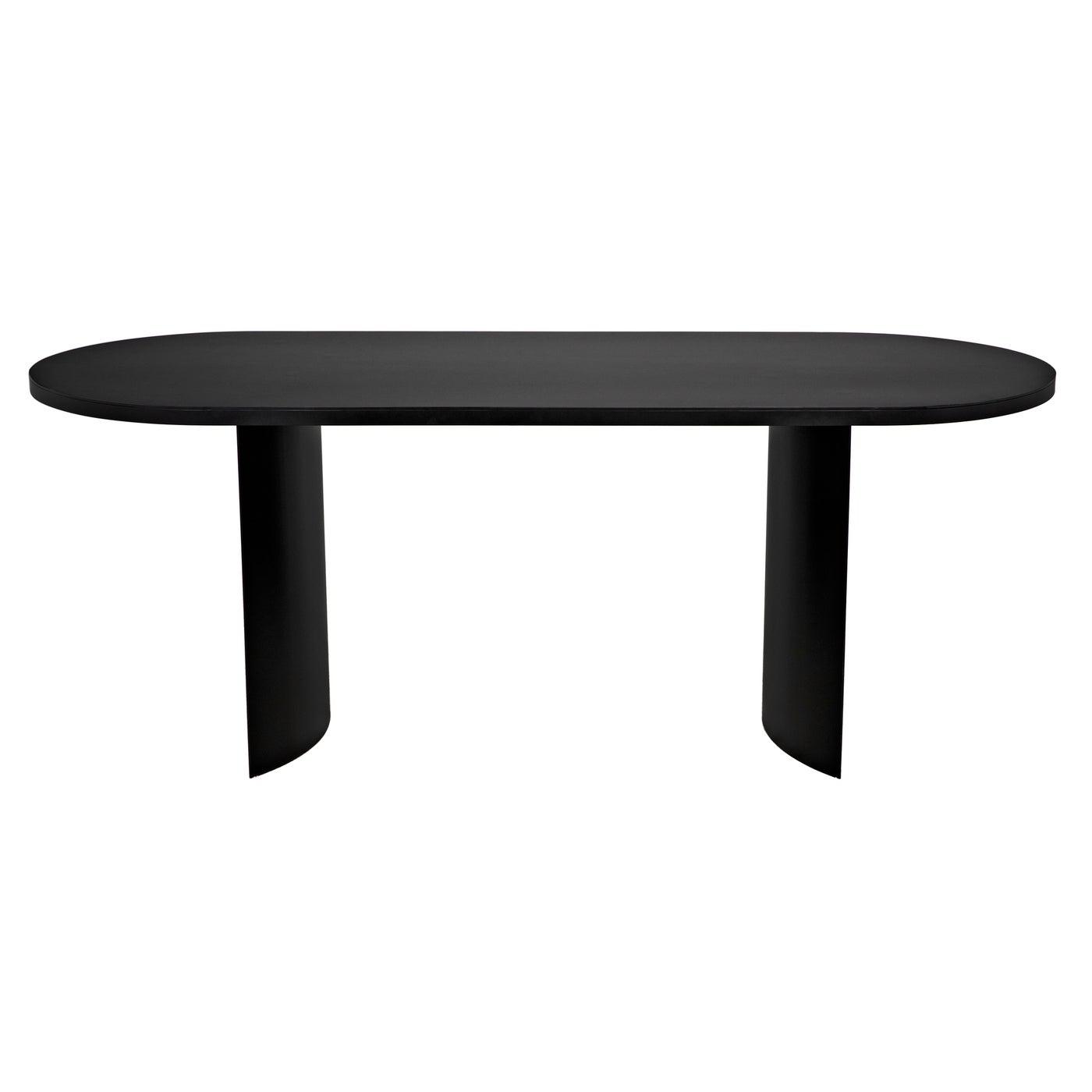 Concave Table-Noir Furniture-Blue Hand Home