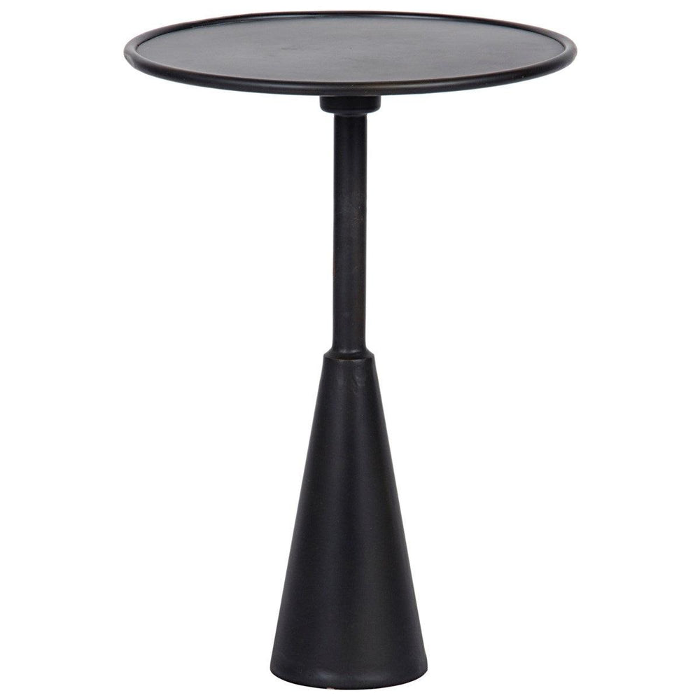 Noir Furniture Hiro Side Table, Black Metal-Noir Furniture-Blue Hand Home