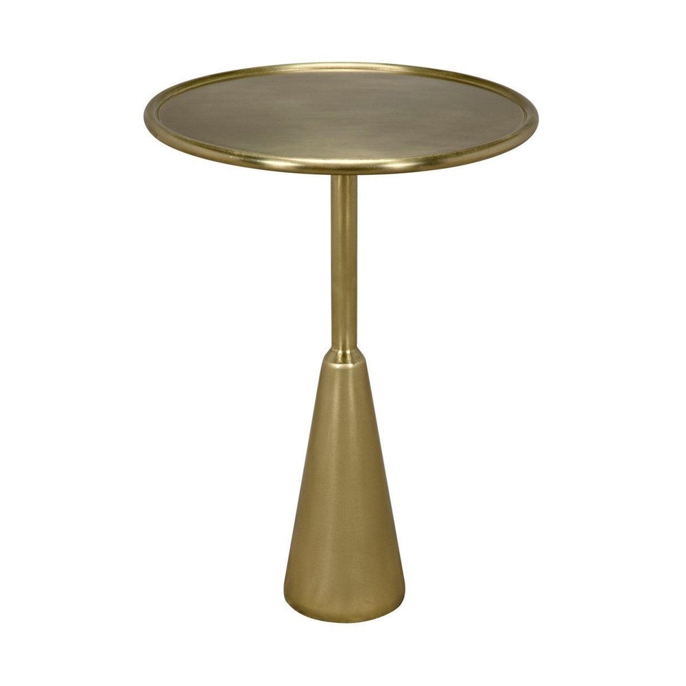 Noir Furniture Hiro Side Table, Antique Brass-Noir Furniture-Blue Hand Home