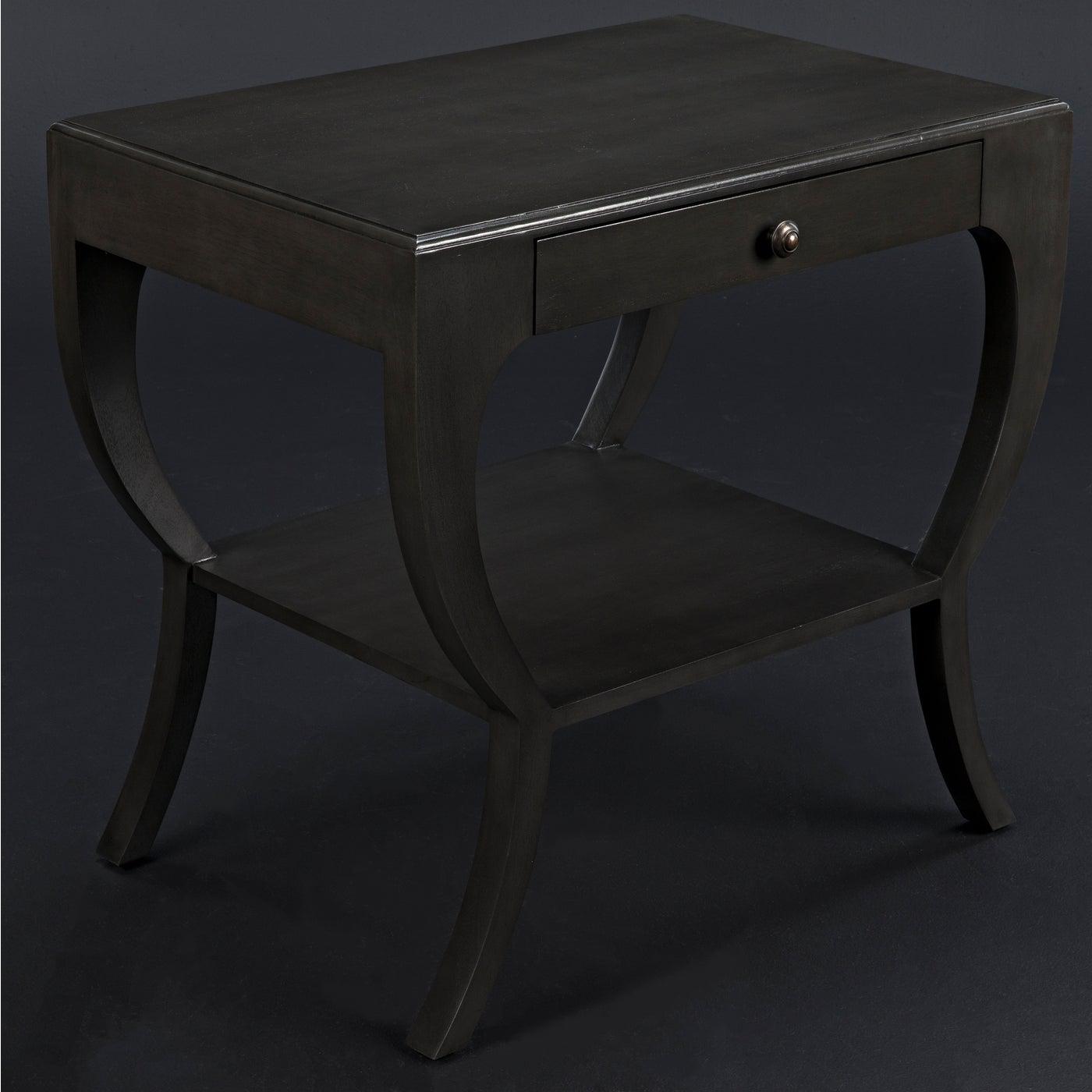 Noir Maude Side Table, Pale-Noir Furniture-Blue Hand Home