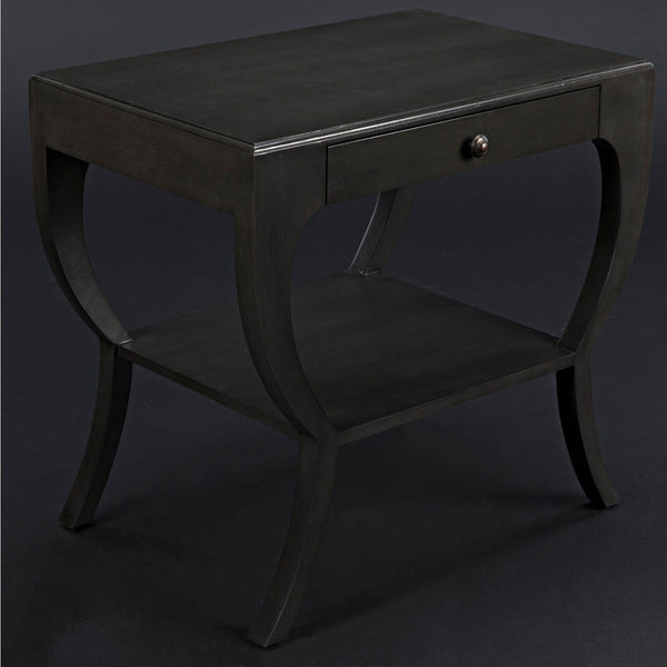 Noir Maude Side Table, Pale-Noir Furniture-Blue Hand Home