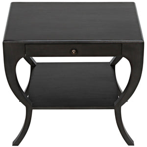 Noir Maude Side Table, Pale-Noir Furniture-Blue Hand Home