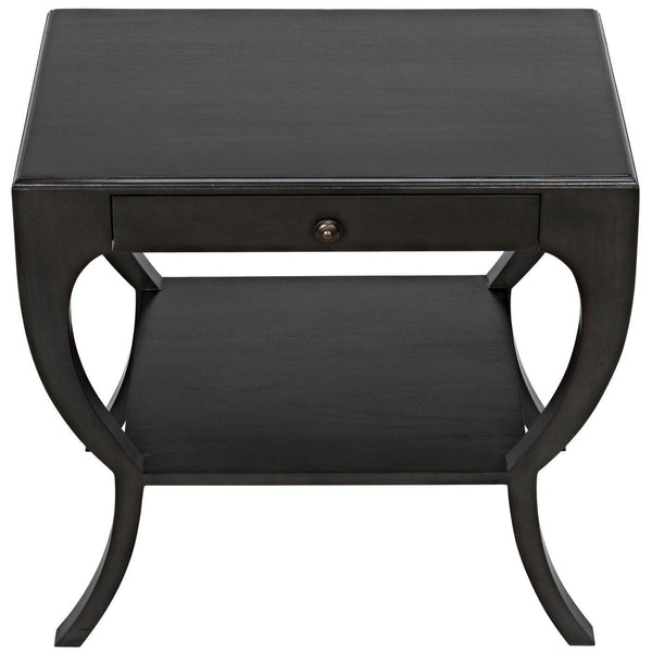 Noir Maude Side Table, Pale-Noir Furniture-Blue Hand Home