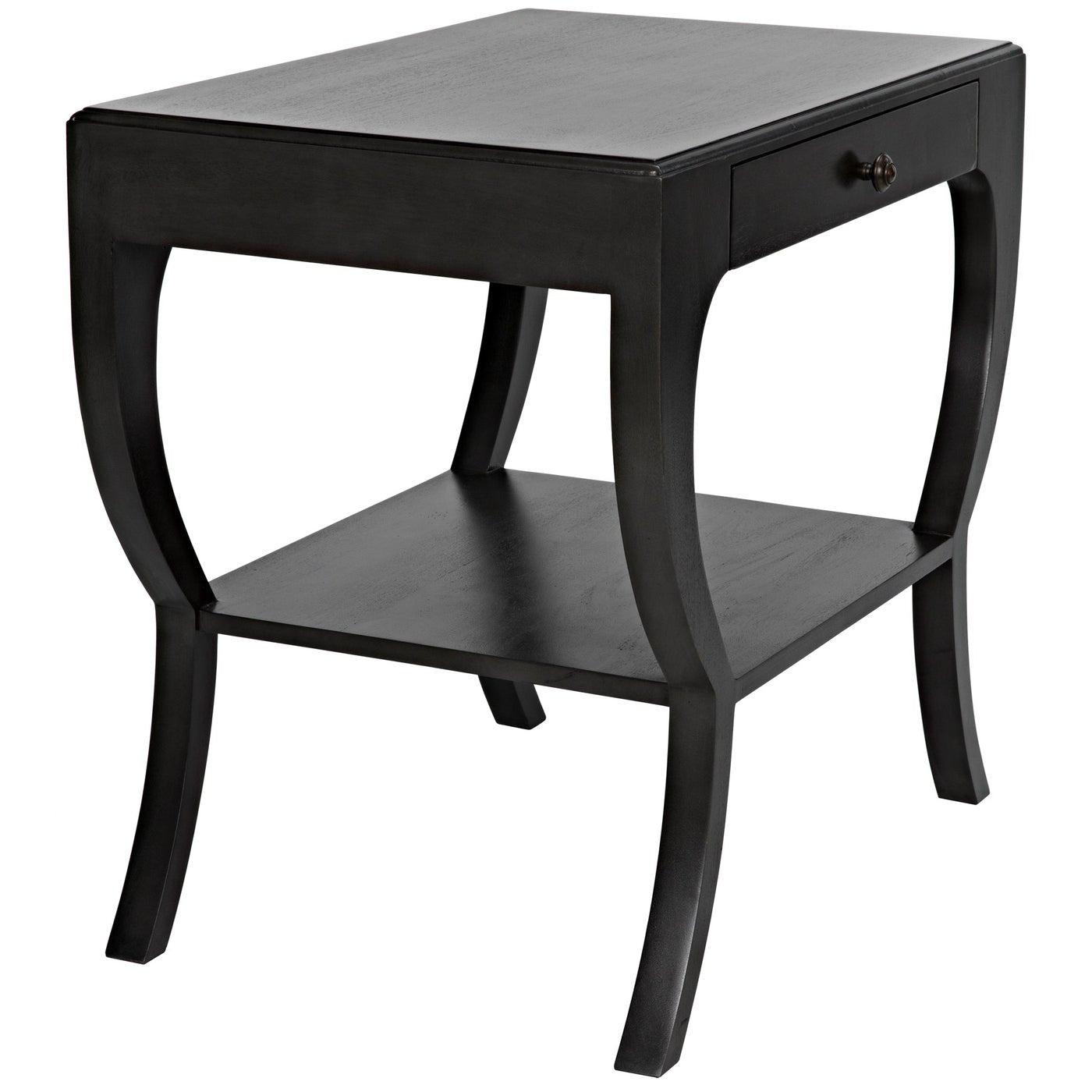 Noir Maude Side Table, Pale-Noir Furniture-Blue Hand Home