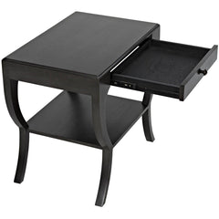 Noir Maude Side Table, Pale-Noir Furniture-Blue Hand Home