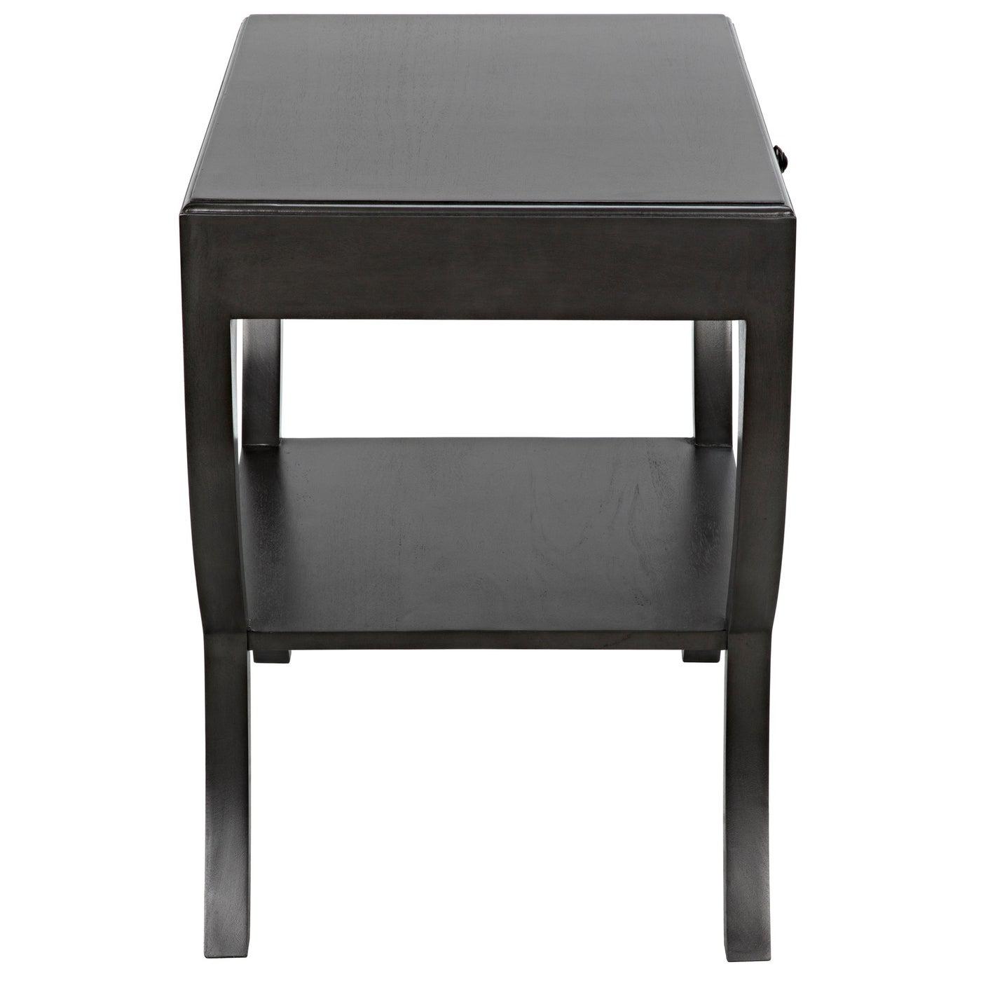 Noir Maude Side Table, Pale-Noir Furniture-Blue Hand Home