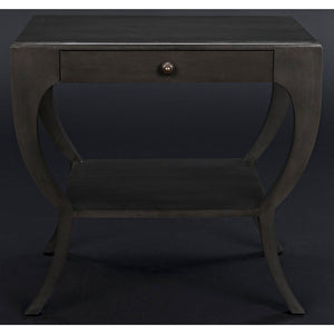 Noir Maude Side Table, Pale-Noir Furniture-Blue Hand Home
