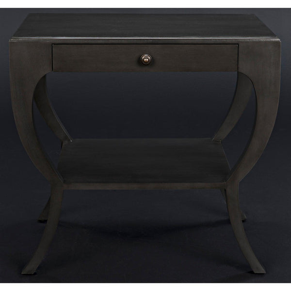 Noir Maude Side Table, Pale-Noir Furniture-Blue Hand Home