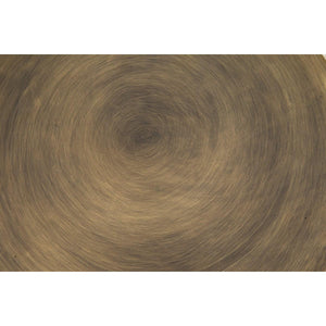 Noir Furniture Margo Side Table, Metal w/Aged Brass Finish-Noir Furniture-Blue Hand Home