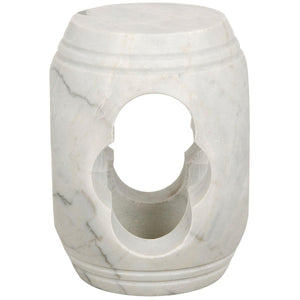 Noir Furniture Legend Side Table/Stool, Quartz-Noir Furniture-Blue Hand Home