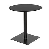 Mies Side Table, Black Steel-Noir Furniture-Blue Hand Home