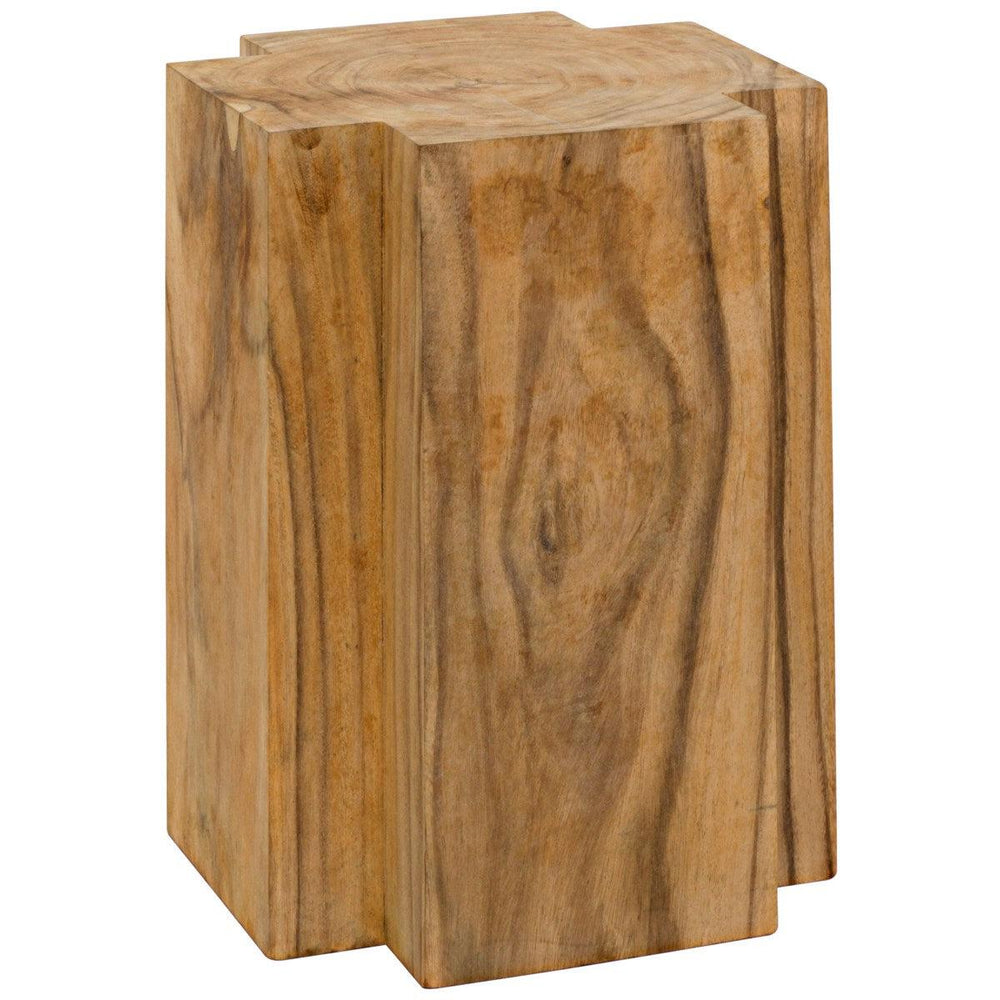 Noir Furniture Haru Side Table, Teak-Noir Furniture-Blue Hand Home