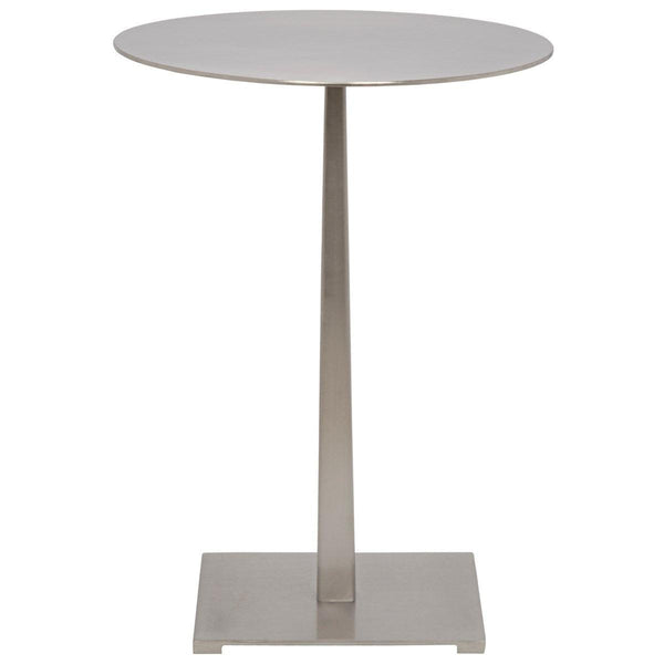 Noir Furniture Stiletto Side Table, Antique Silver-Noir Furniture-Blue Hand Home
