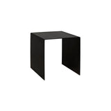 Noir Furniture Yves Side Table, Black Metal, Small-Noir Furniture-Blue Hand Home