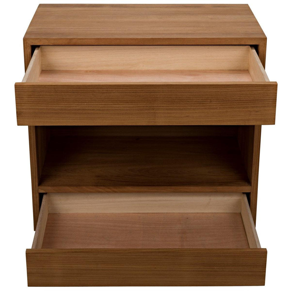 Noir Furniture SL05 Side Table, Gold Teak-Noir Furniture-Blue Hand Home