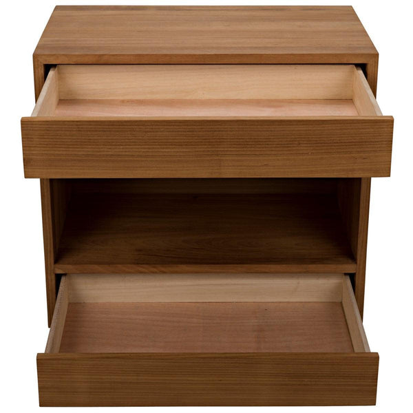 Noir Furniture SL05 Side Table, Gold Teak-Noir Furniture-Blue Hand Home