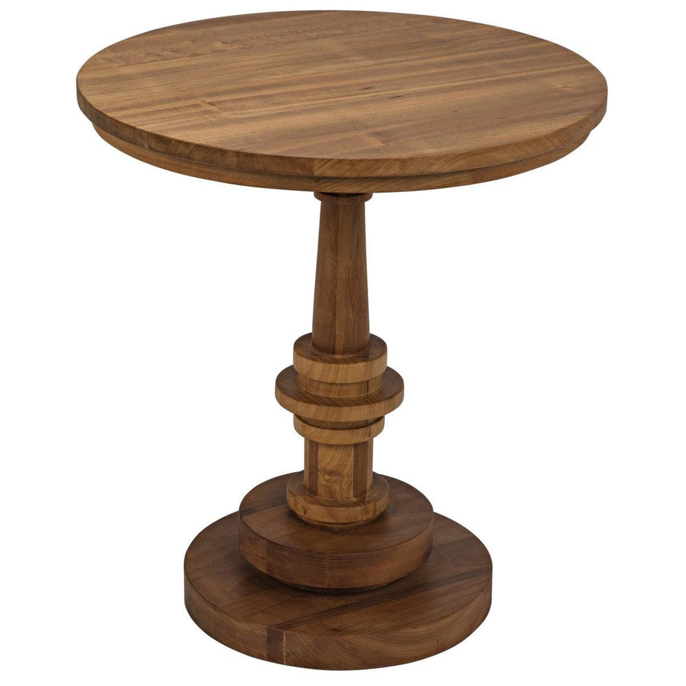 Noir Furniture Comodo Side Table, Gold Teak-Noir Furniture-Blue Hand Home
