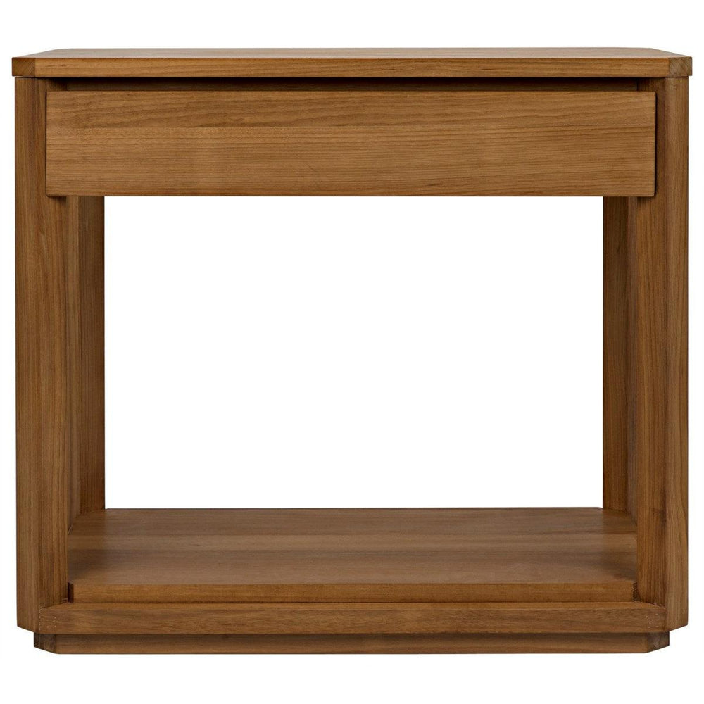 Noir Furniture SL11 Side Table, Gold Teak-Noir Furniture-Blue Hand Home