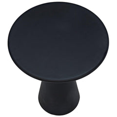 Noir Furniture Idiom Side Table, Black Metal-Noir Furniture-Blue Hand Home
