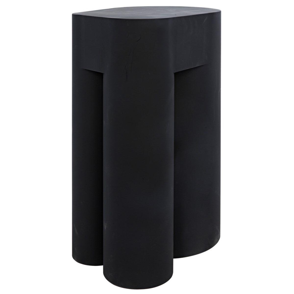 Noir Furniture Blair Side Table, Black Metal-Noir Furniture-Blue Hand Home