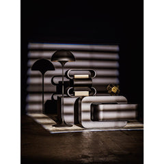 Noir Nada Side Table, Black Steel-Noir Furniture-Blue Hand Home