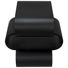 Noir Nada Side Table, Black Steel-Noir Furniture-Blue Hand Home