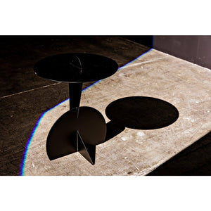 Noir Mobilis Side Table, Black Steel-Noir Furniture-Blue Hand Home