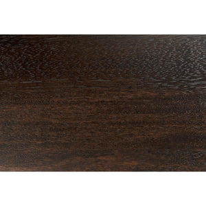 Noir Enola Side Table, Ebony Walnut with Steel Base-Noir Furniture-Blue Hand Home