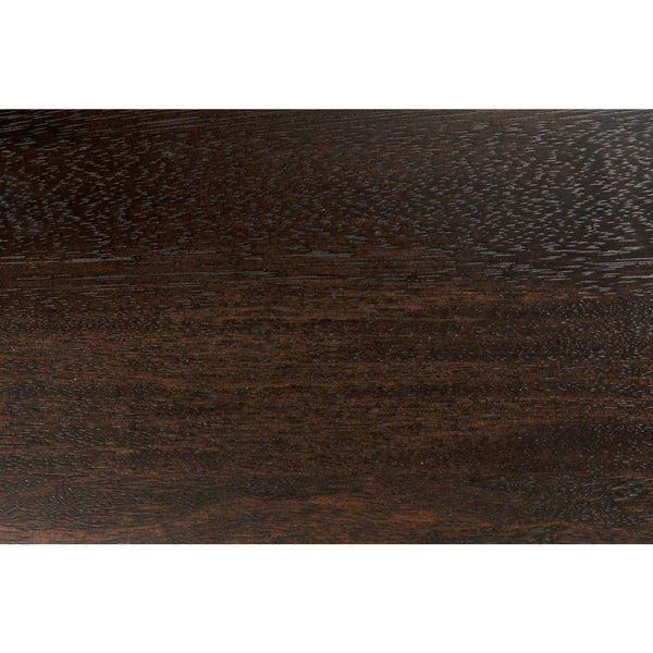 Noir Enola Side Table, Ebony Walnut with Steel Base-Noir Furniture-Blue Hand Home