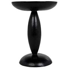 Noir Adonis Side Table, Hand Rubbed Black-Noir Furniture-Blue Hand Home