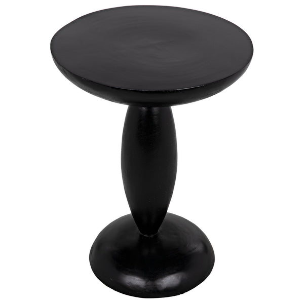 Noir Adonis Side Table, Hand Rubbed Black-Noir Furniture-Blue Hand Home
