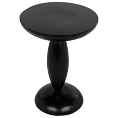 Noir Adonis Side Table, Hand Rubbed Black-Noir Furniture-Blue Hand Home