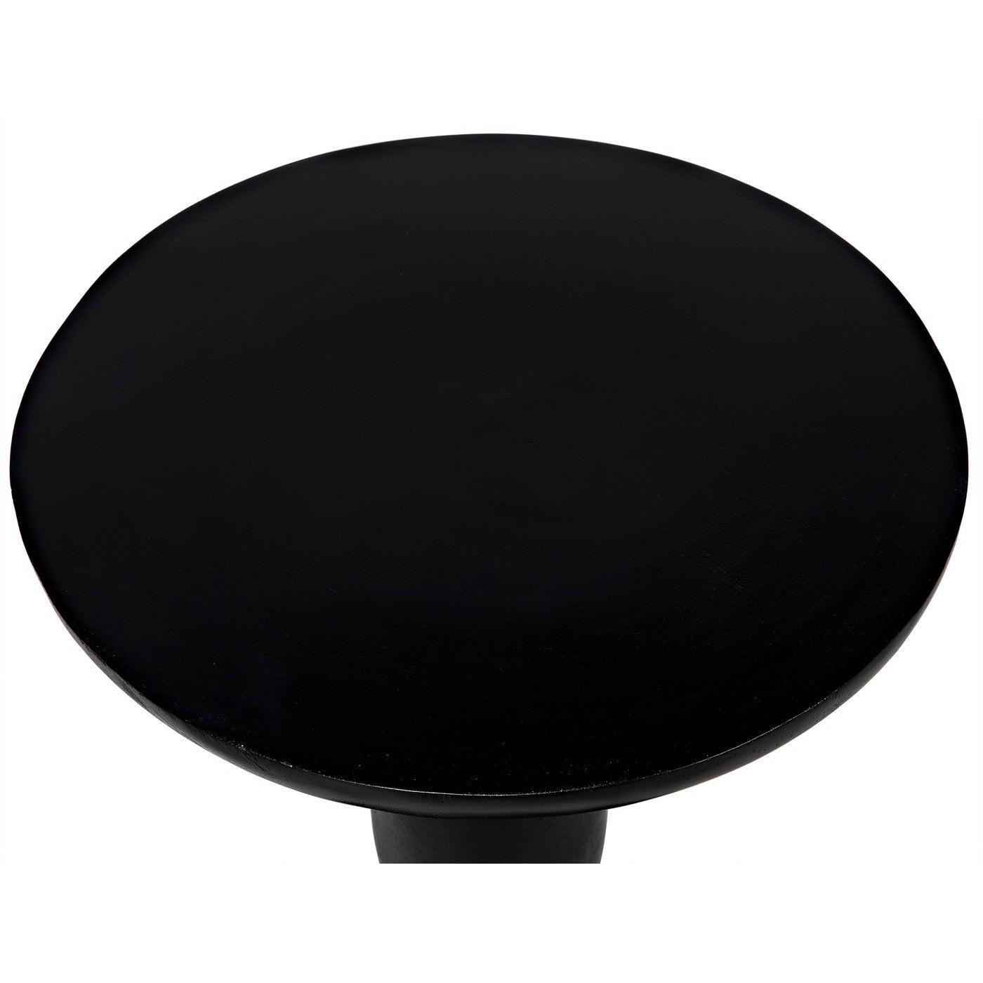 Noir Adonis Side Table, Hand Rubbed Black-Noir Furniture-Blue Hand Home