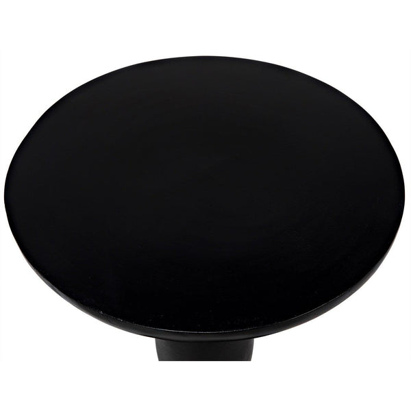 Noir Adonis Side Table, Hand Rubbed Black-Noir Furniture-Blue Hand Home