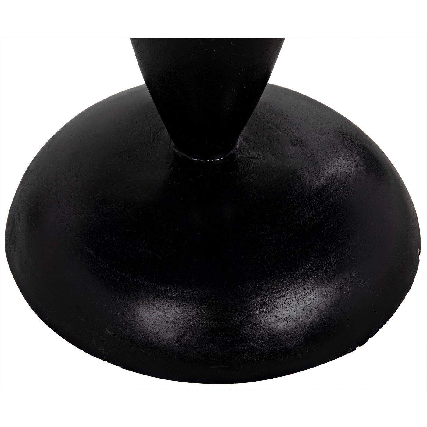 Noir Adonis Side Table, Hand Rubbed Black-Noir Furniture-Blue Hand Home