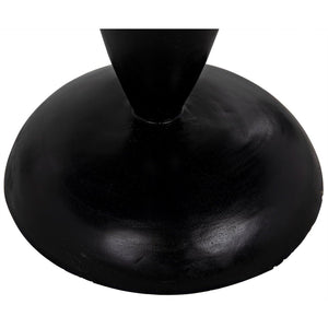 Noir Adonis Side Table, Hand Rubbed Black-Noir Furniture-Blue Hand Home