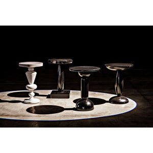 Noir Adonis Side Table, Hand Rubbed Black-Noir Furniture-Blue Hand Home