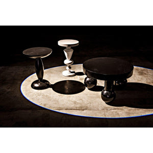 Noir Adonis Side Table, Hand Rubbed Black-Noir Furniture-Blue Hand Home
