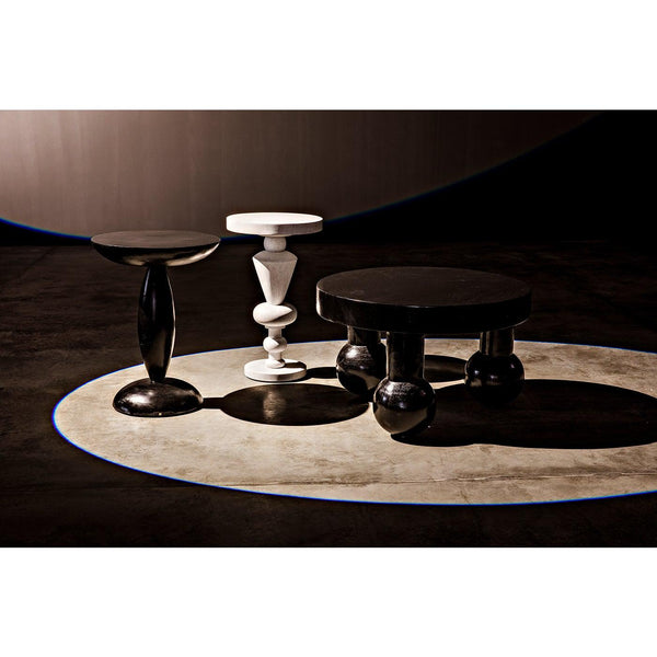 Noir Adonis Side Table, Hand Rubbed Black-Noir Furniture-Blue Hand Home