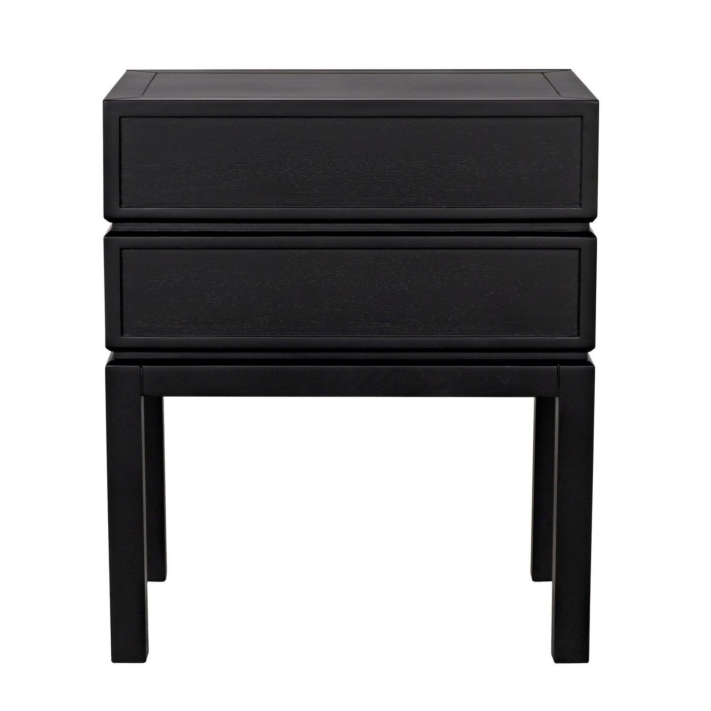 Andras Side Table, Black-Noir Furniture-Blue Hand Home
