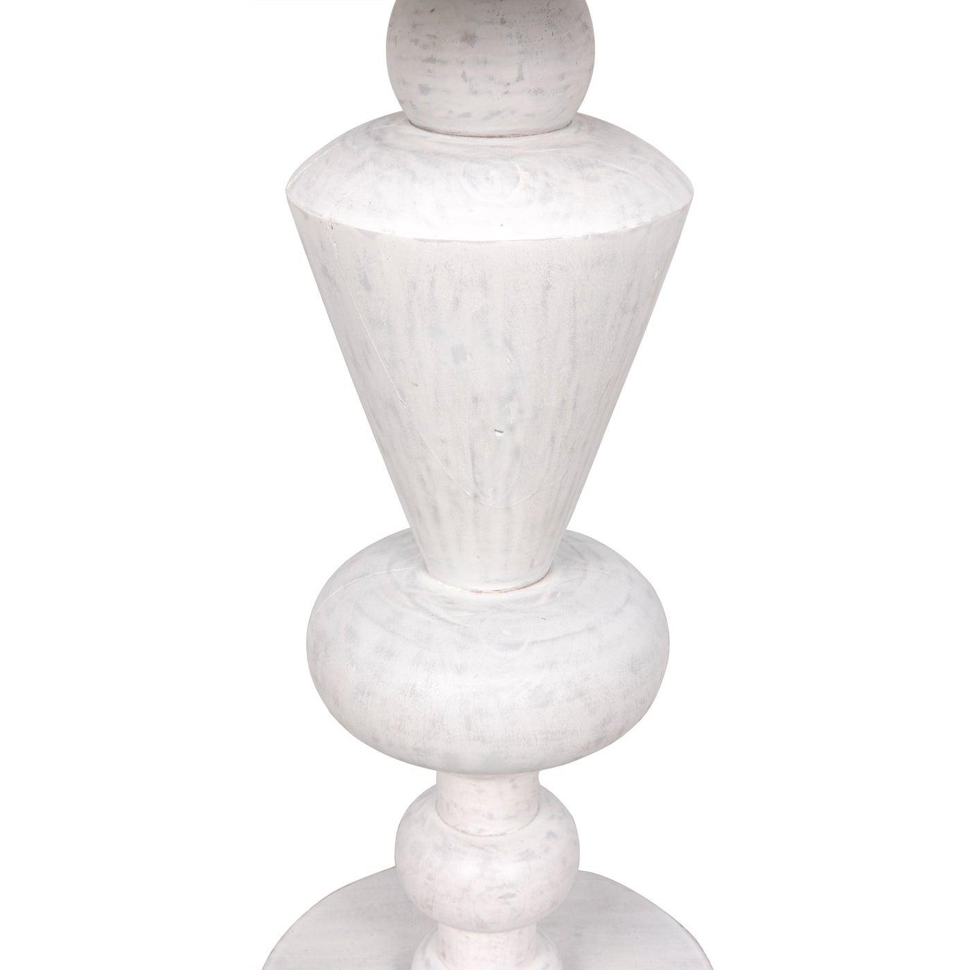 Noir Fenring Side Table, White Wash-Noir Furniture-Blue Hand Home