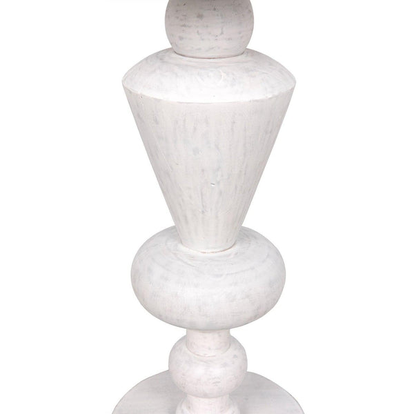 Noir Fenring Side Table, White Wash-Noir Furniture-Blue Hand Home