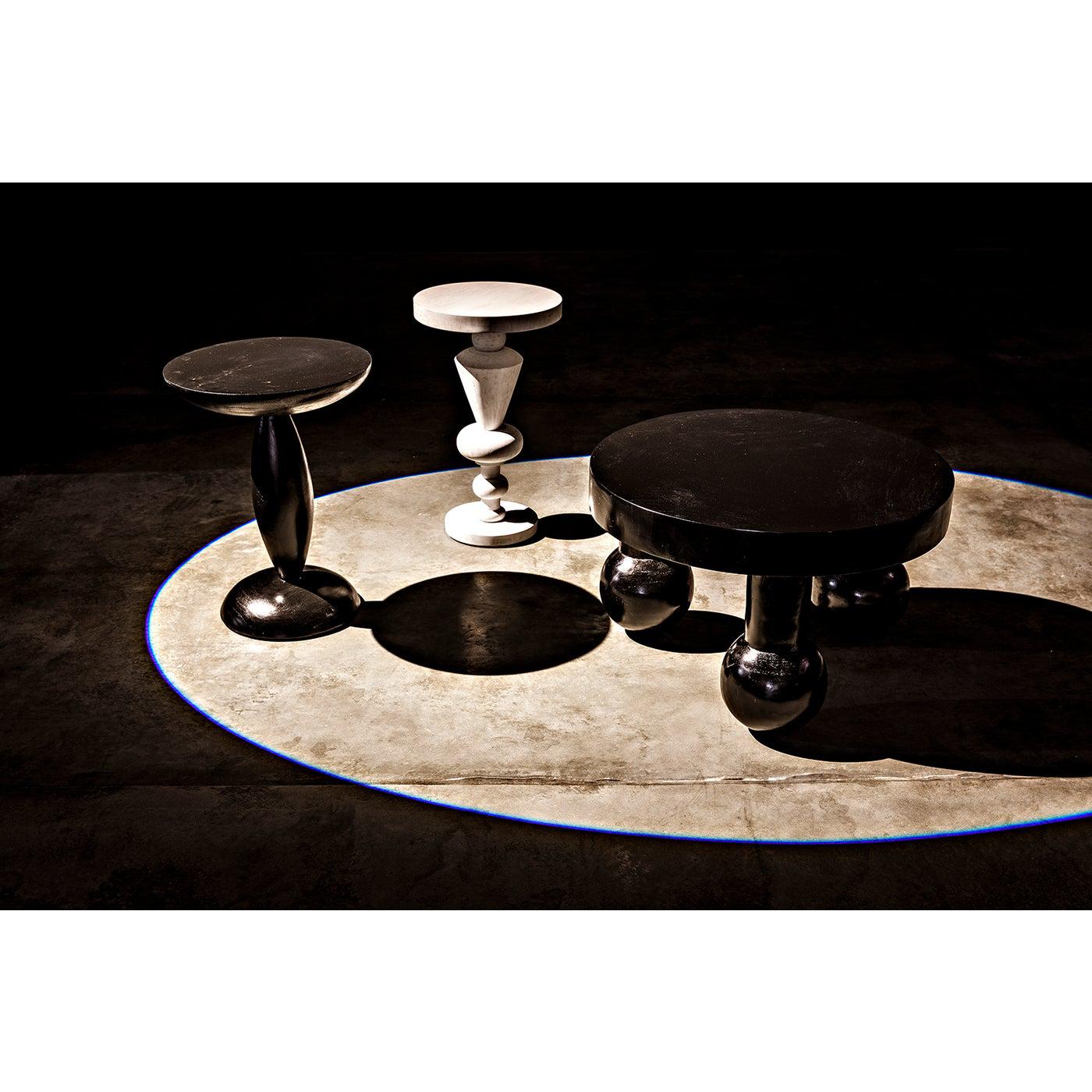 Noir Fenring Side Table, White Wash-Noir Furniture-Blue Hand Home