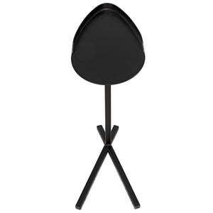Noir Golem Side Table, Black Steel-Noir Furniture-Blue Hand Home