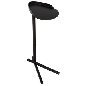 Noir Golem Side Table, Black Steel-Noir Furniture-Blue Hand Home