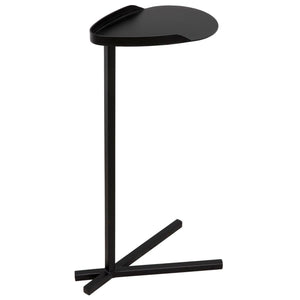 Noir Golem Side Table, Black Steel-Noir Furniture-Blue Hand Home