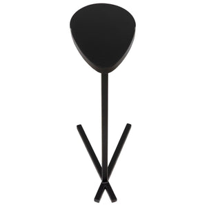 Noir Golem Side Table, Black Steel-Noir Furniture-Blue Hand Home