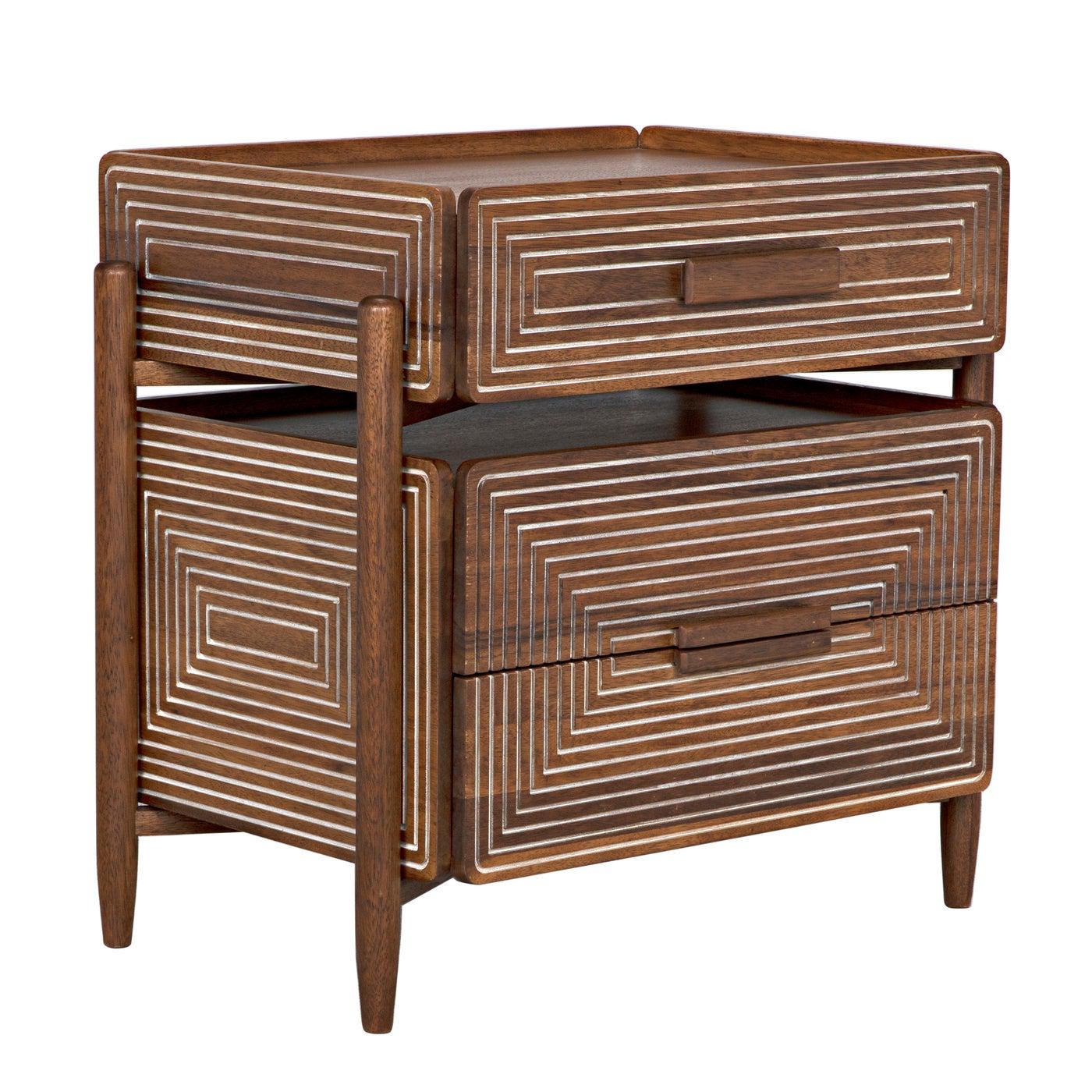 Noir Savino Side Table-Noir Furniture-Blue Hand Home